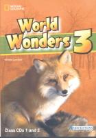 Навчальні книги: World Wonders 3 Class Audio CD(x2)