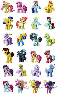 Персонажі: Іграшка-сюрприз (24 види), My Little Pony