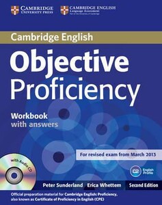Objective Proficiency Second edition Workbook with answers with audio CD (9781107619203)