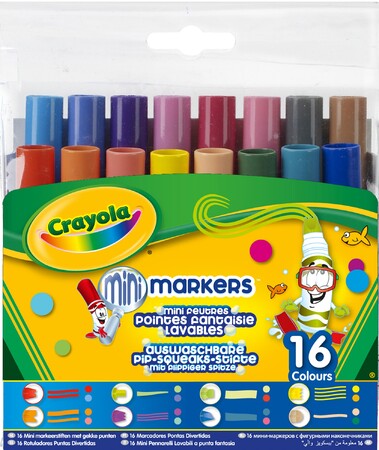 Товари для малювання: Міні набір фломастерів Crayola 16 штук (58-8709)