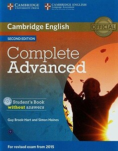 Книги для дорослих: Complete Advanced Student`s Book without Answers with CD-ROM (9781107631069)