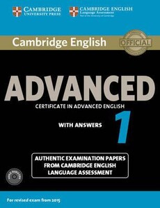 Іноземні мови: Cambridge English Advanced 1 for Revised Exam from 2015 Student`s Book Pack (9781107654969)