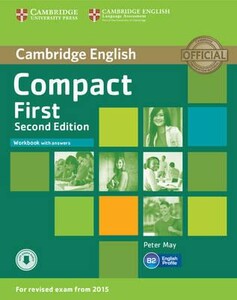 Книги для дорослих: Compact First Workbook with Answers with Audio (9781107428560)
