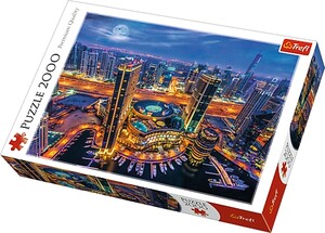 Пазлы и головоломки: Пазл «Огни города Дубай, ОАЭ», 2000 эл., Trefl