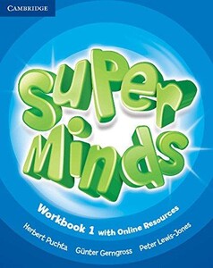 Книги для взрослых: Super Minds 1 WB + Onl Res (9781107482951)