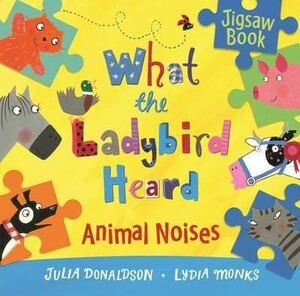 Книги для дітей: What the Ladybird Heard: Animal Noises Jigsaw Book