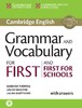 Grammar and Vocabulary for First and First for Schools Book (9781107481060)