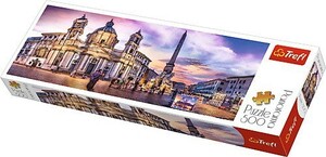 Классические: Пазл-панорама «Пьяцца Навона, Рим, Италия», 500 эл., Trefl