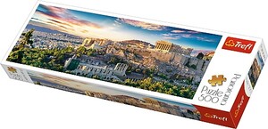 Пазли і головоломки: Пазл-панорама «Вид на Акрополь, Афіни, Греція», 500 ел., Trefl