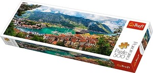 Пазли і головоломки: Пазл-панорама «Котор, Чорногорія», 500 ел., Trefl