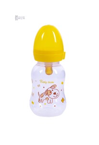Пляшечки: Пляшка для годування з латексною соскою, Baby team (собачка, 125 мл)