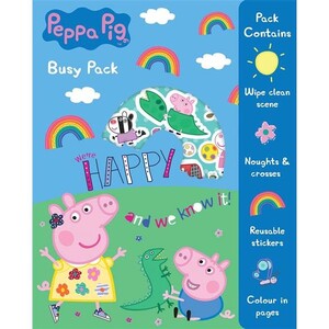 Книги для дітей: Peppa Pig Busy Pack Book