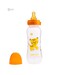 Бутылочка для кормления с латексной соской, Baby team (оранжевый, 250 мл) дополнительное фото 1.