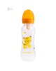 Бутылочка для кормления с латексной соской, Baby team (оранжевый, 250 мл)