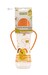Бутылочка для кормления с латексной соской и ручками, Baby team (собачка, оранжевый) дополнительное фото 1.
