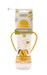 Бутылочка для кормления с латексной соской и ручками, Baby team (собачка, желтый) дополнительное фото 1.