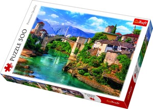 Пазлы и головоломки: Пазл «Старый мост в городе Мостар, Босния и Герцеговина», 500 эл., Trefl