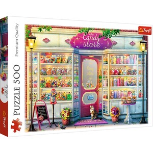 Ігри та іграшки: Пазл «Магазин солодощів», 500 ел., Trefl