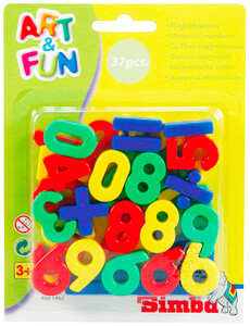 Ігри та іграшки: Цифри на магнітах 37 шт., Art & Fun