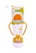 Пляшка для годування з силіконовою соскою й ручками, Baby team (помаранчевий, 250 мл) дополнительное фото 2.