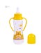 Пляшка для годування з силіконовою соскою й ручками, Baby team (жовтий, 250 мл) дополнительное фото 1.
