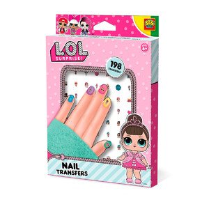 Игры и игрушки: Набор наклеек для ногтей серии L.O.L SURPRISE! «Модный лук», SES Creative