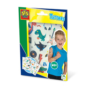 Ігри та іграшки: Набір тату-наліпок «Металік», SES Creative