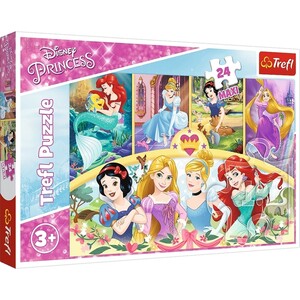 Пазли і головоломки: Пазл серії Maxi «Принцеси Дісней: чарівні історії», 24 ел., Trefl