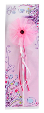 Костюми та маски: Чарівна Паличка з фатином і рожевою квіткою (30 см), SL Girls