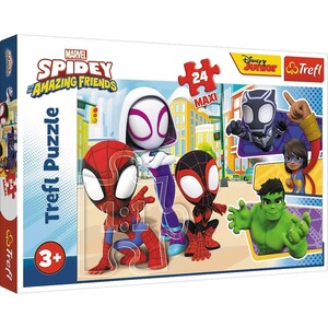 Игры и игрушки: Пазл серії Maxi «Спайді та його друзі», 24 ел., Trefl