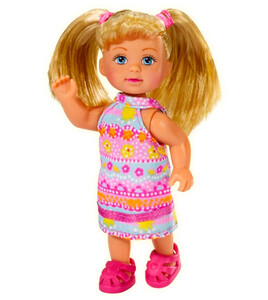 Куклы: Эви в летнем цветном платье, Steffi & Evi Love