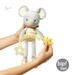 М'яка іграшка-підвіска з прорізувачем і пискавкою «Балерина Стелла», BabyOno дополнительное фото 5.