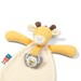 Мягкая игрушка-обнимашка с прорезывателем и пищалкой «Корова», BabyOno дополнительное фото 5.