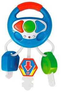 Музыкальные и интерактивные игрушки: Музыкальные ключики (синие), BeBeLino