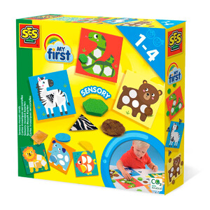 Игры и игрушки: Набор для занятий мозаикой серии My first «Мои первые сенсорные карточки», SES Creative