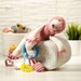 Развивающая мягкая игрушка-подвеска «Ленивец Леон», BabyOno дополнительное фото 8.