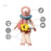 Развивающая мягкая игрушка-подвеска «Ленивец Леон», BabyOno дополнительное фото 5.