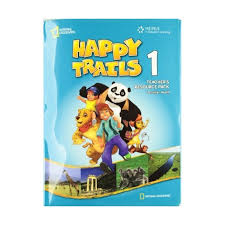Книги для детей: Happy Trails 1 PB with overprint Key
