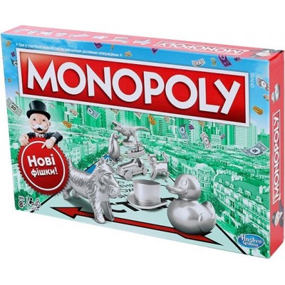 Настільні ігри: Гра настільна Монополія Класика MONOPOLY C1009 (укр. версія), Hasbro Gaming