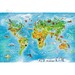 Пазл обучающий «Карта мира, укр.  версия», 104 эл., Trefl дополнительное фото 1.
