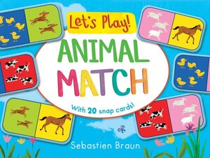 Набор: книга и пазл: Animal Match - Let's play!