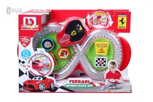 Ігри та іграшки: Іграшковий трек Ferrari Infiniti RaceSet з машинкою LaFerrari, BB Junior