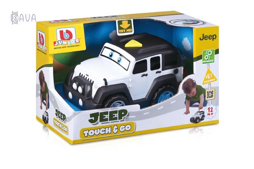 Автомобілі: Машинка іграшкова Jeep Touch & Go Wrangler в асортименті, BB Junior