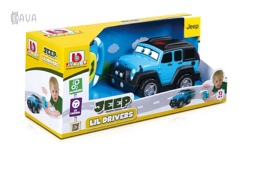 Моделі на радіокеруванні: Машинка на і/ч керуванні Jeep Lil Driver Wrangler unlimited блакитний, BB Junior
