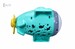 Игрушка для воды Splash'N Play, подводная лодка с проектором голубой, BB Junior дополнительное фото 7.