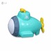 Игрушка для воды Splash'N Play, подводная лодка с проектором голубой, BB Junior дополнительное фото 3.