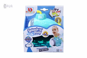 Ігри та іграшки: Іграшка для води Splash'N Play, підводний човен з проектором блакитний, BB Junior