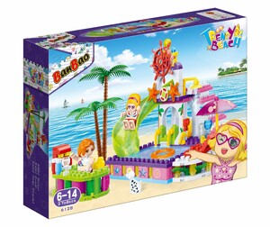 Ігри та іграшки: Конструктор «Модний пляж: аквапарк», 205 ел. Banbao