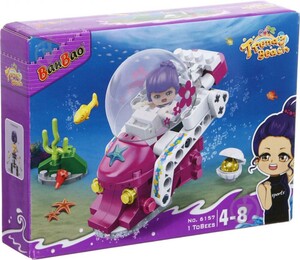 Ігри та іграшки: Конструктор «Модний пляж: підводний човен», 95 ел. Banbao