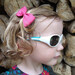 Детские солнцезащитные очки Koolsun Flex бело-бирюзовые 3+ дополнительное фото 1.